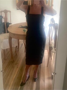 Casual Black Women's summer Dress in denim